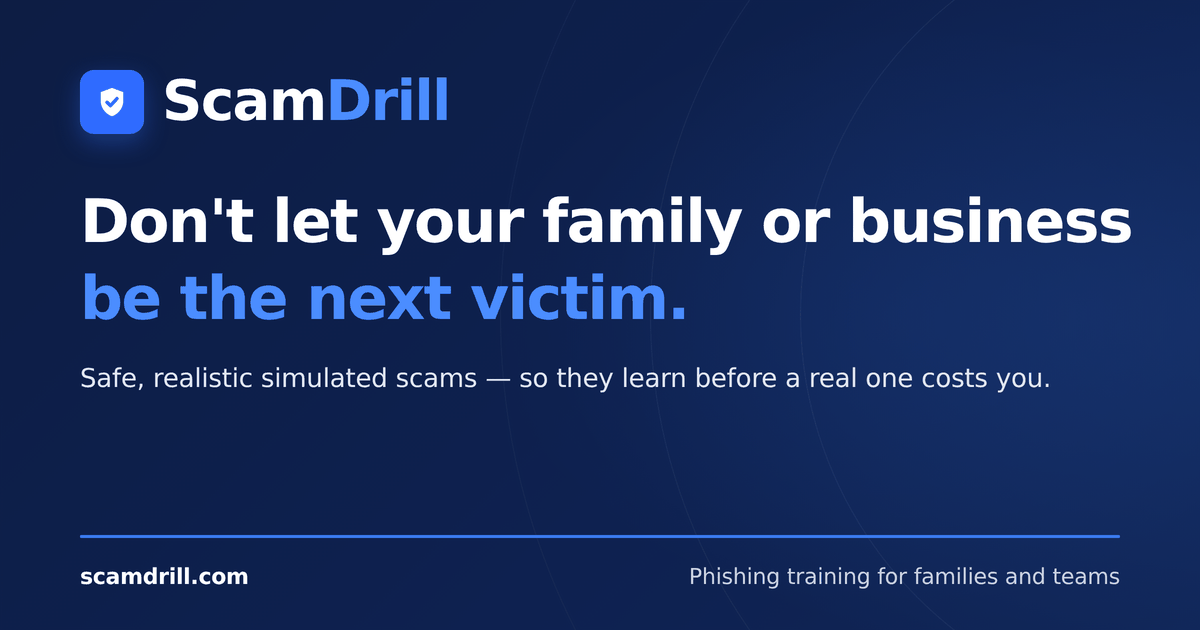 ScamDrill screenshot 1
